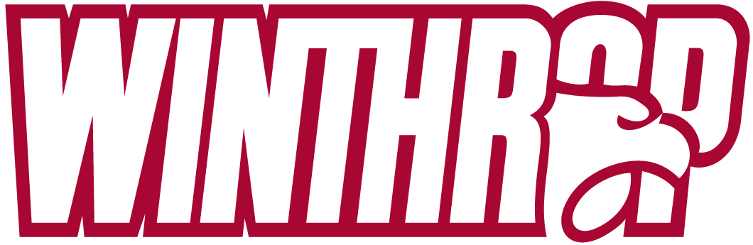 Winthrop Eagles 1995-Pres Wordmark Logo 02 iron on paper